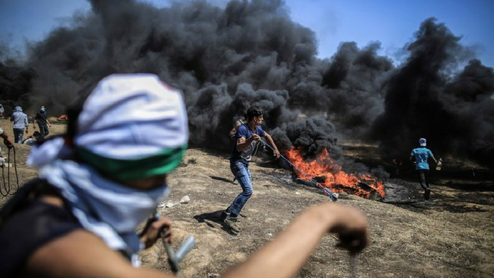 israel kills dozens at gaza border