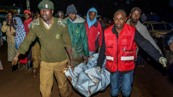 keniya dam collapsed 21 dead