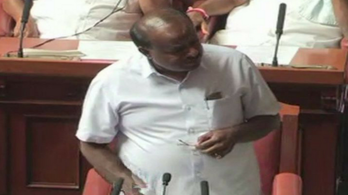 kumaraswamy moves the trust motion