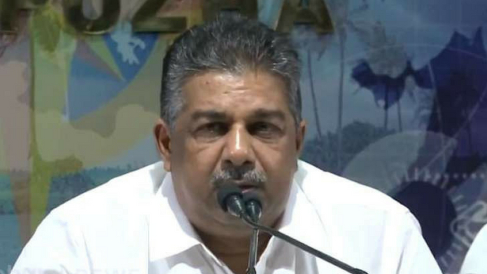 saji cheriyan nomination accepted