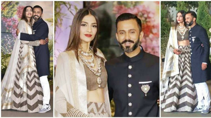 sonam kapoor reception