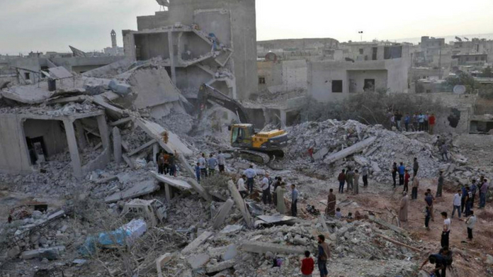 44 killed in syrian airstrike