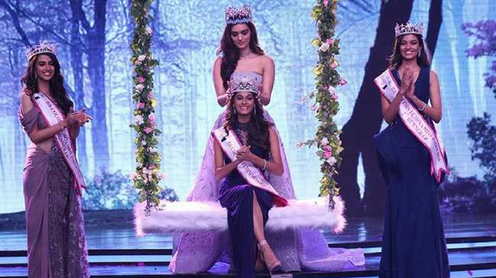 anukreethy vas crowned as femina miss india 2018