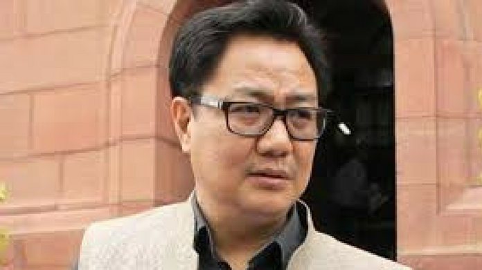 kiran rijiju says center allotted 80 crore in first phase