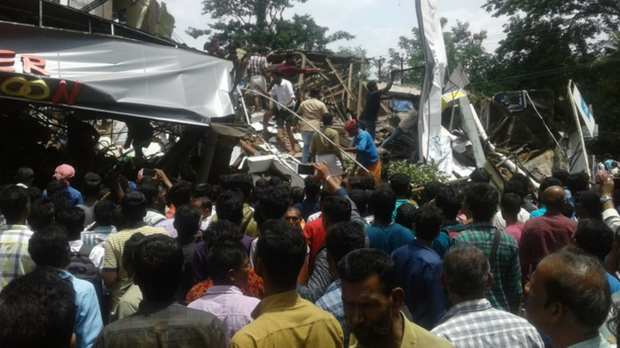 building collapsed