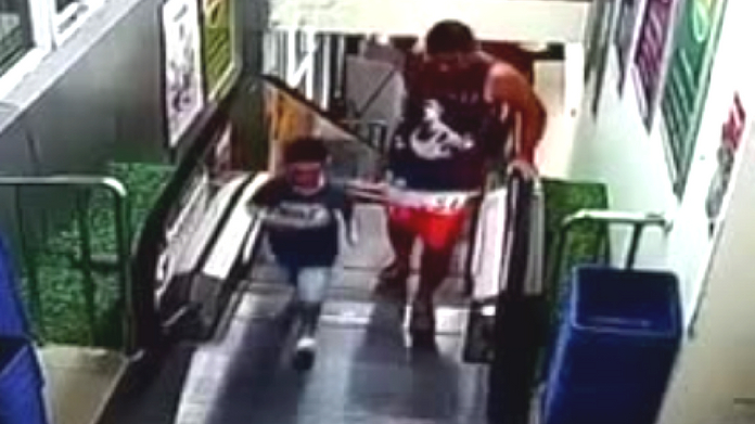 escalator accident