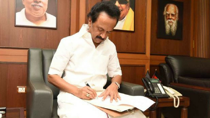 mk stalin files nomination