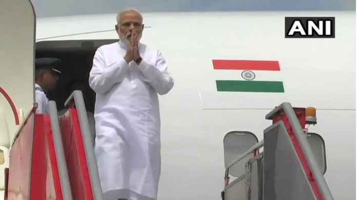 narendra modi reached chennai