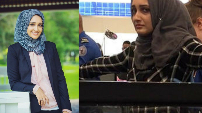 shocking experience of zainab in washington airport