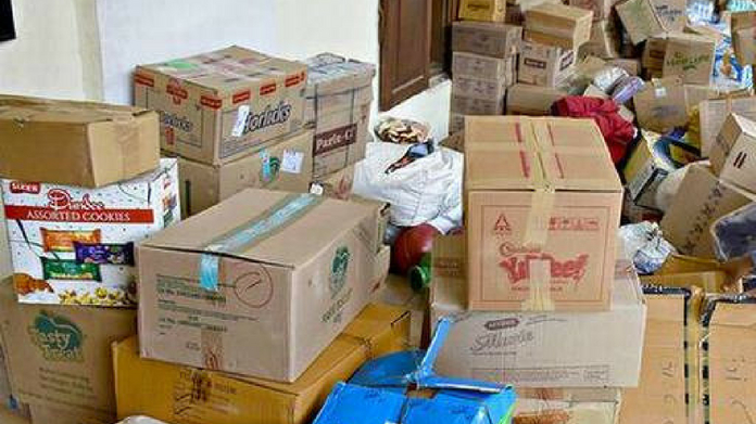 two govt officials booked in connection with smuggling items from disaster relief fund