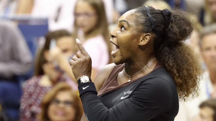 serena williams imposed with 17000 dollar fine