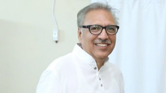 arif alvi to be new pak prez