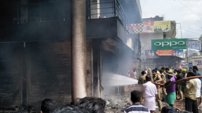 fire broke out in thrissur kecherry