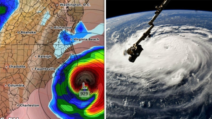 florence hurricane approaches america