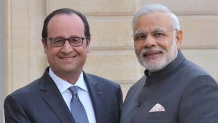 reliance was suggested by india alleges former french prez