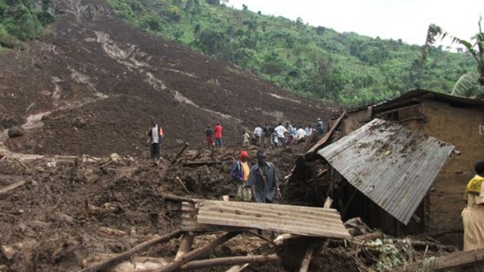 land slide at Uganda