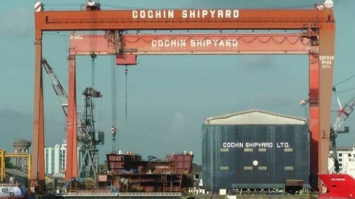 indias largest dry dock in cochin shipyard