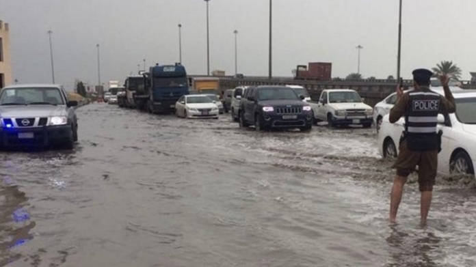heavy rain in damam