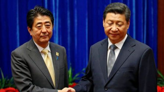 japan minister visits china