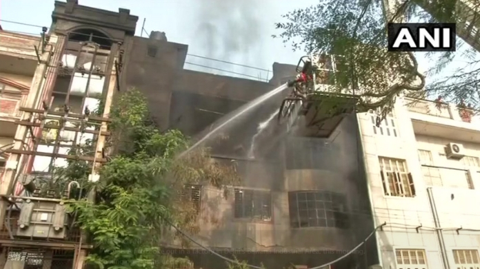 major fire break out in delhi factory