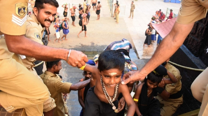 child rights commission to investigate on complaint that children were arrested in sabarimala