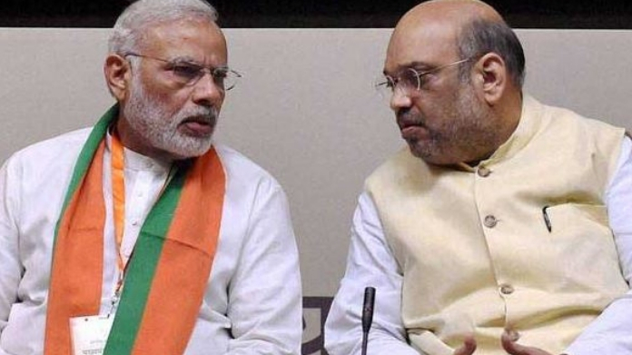 amith sha and modi