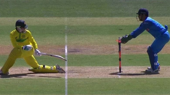 dhoni stumping\