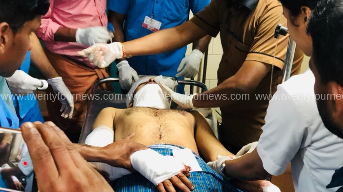 dyfi worker got stabbed in kannur iritti
