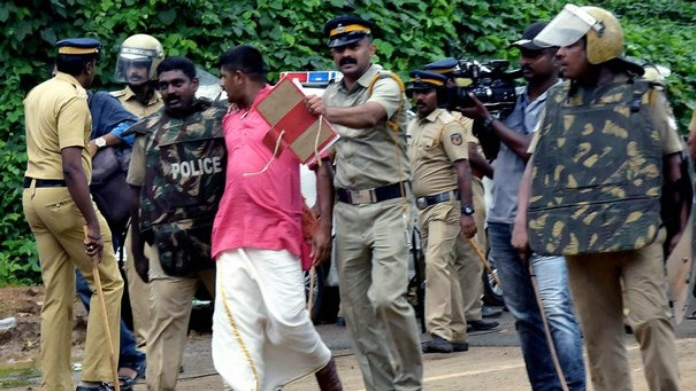 sabarimala protest