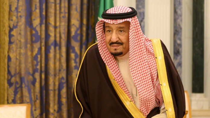 saudi king salman reached egypt