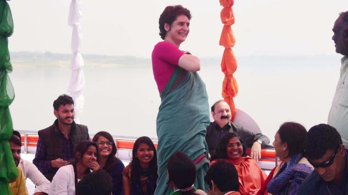 priyanka gandhi second day ganga completed