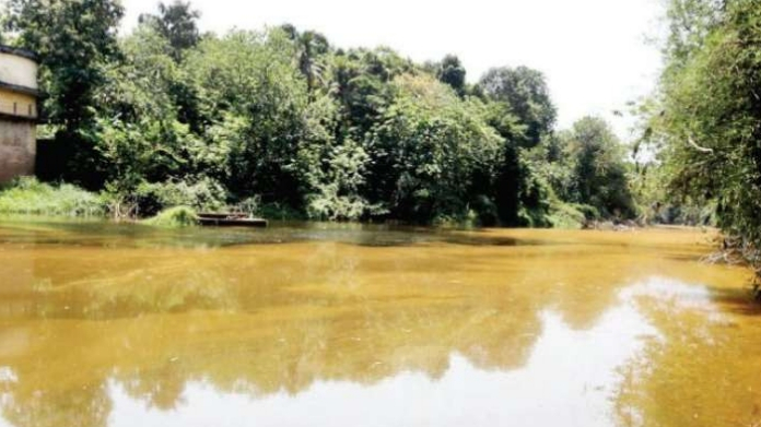 pollution control board hints chances of toilet waste behind oil layer in achankovilaar