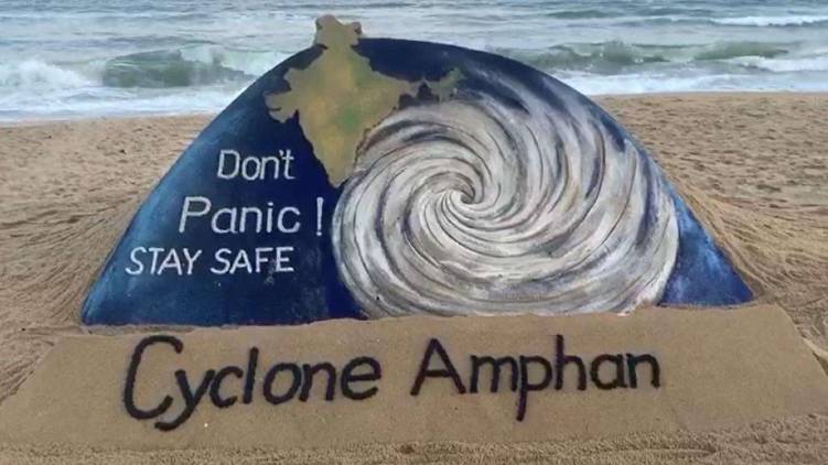 cyclone amphan loses strength