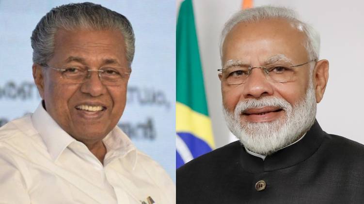 pinarayi vijayan and narendra modi