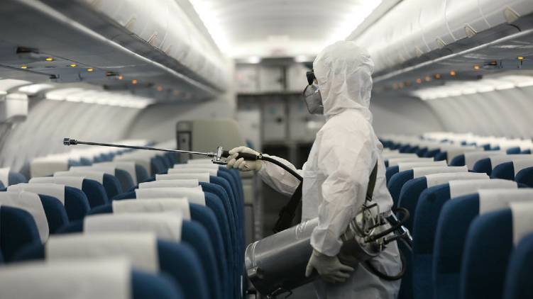 Nedumbasery airindia express disinfected