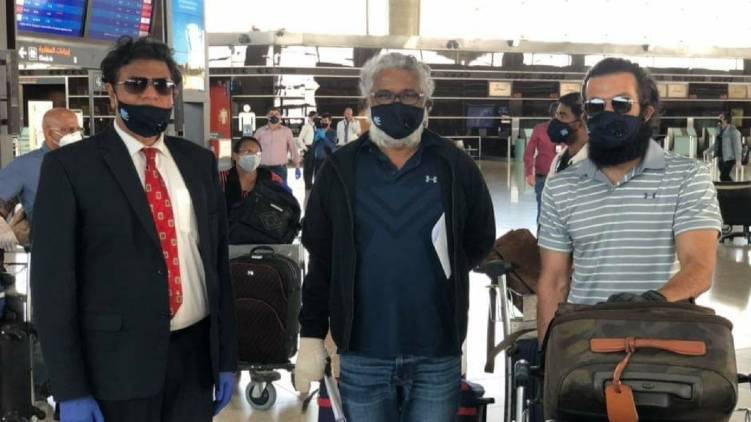 Aadujeevitham team reached kochi