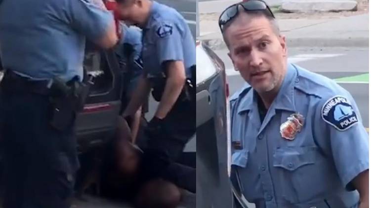 US Cop Who Kneeled On Black Man Neck taken custody