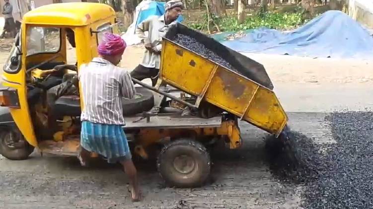 kerala road work