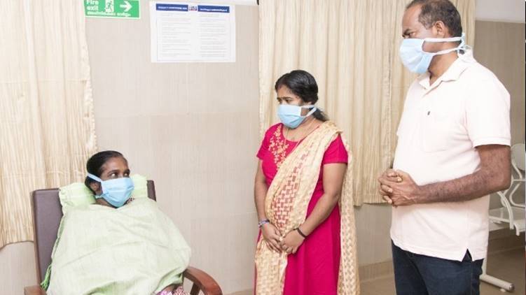 after successful heart transplantation during lockdown leena leaves hospital