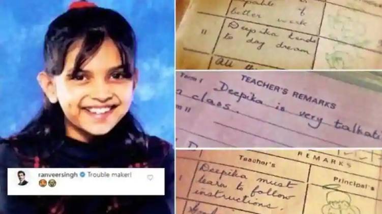 Deepika padukone report cards viral
