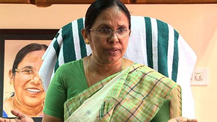 kk shailaja directs take case covid ward suicide