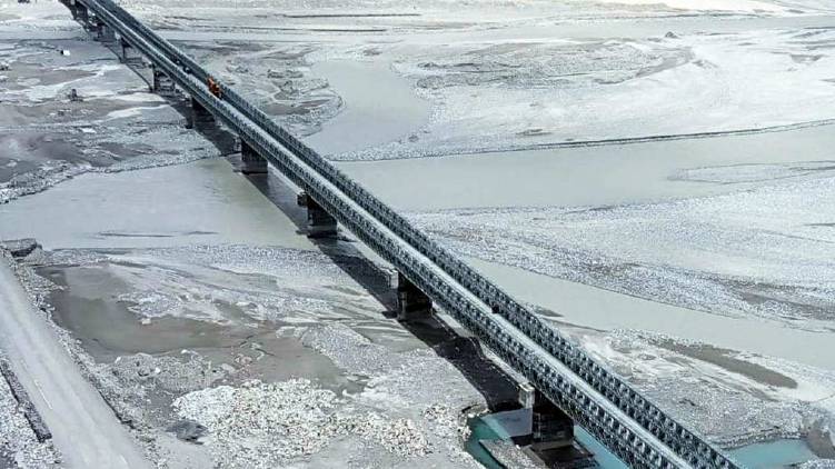 India Completes Building Key Bridge over Galwan River