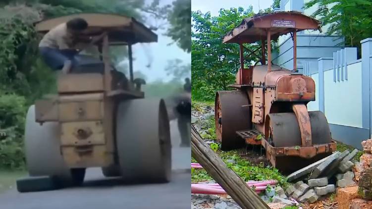 vellanakalude naadu road roller for auction