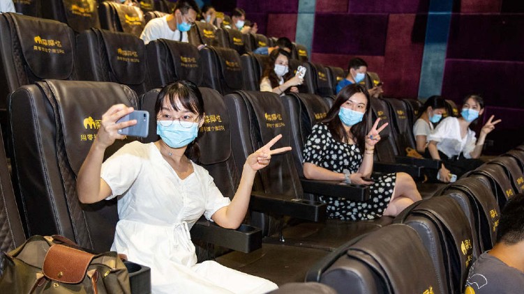 Movie theatres reopen in China