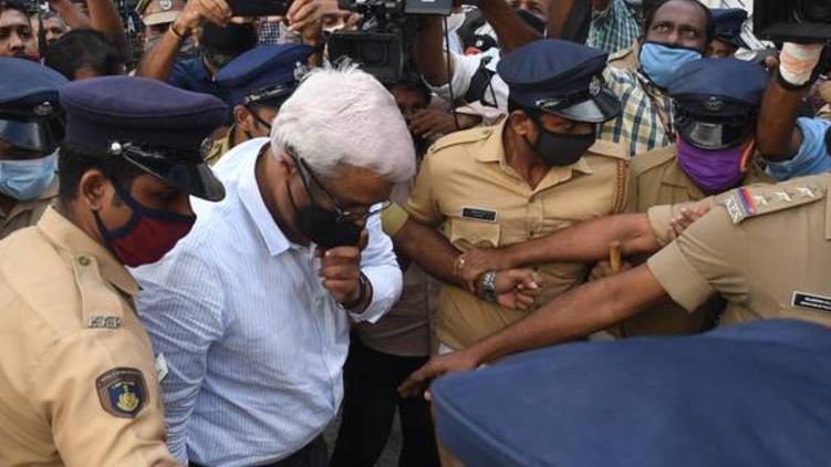 shivashankar released after questioning