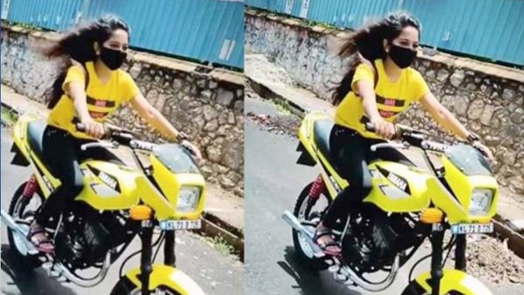 mvd viral bike girl