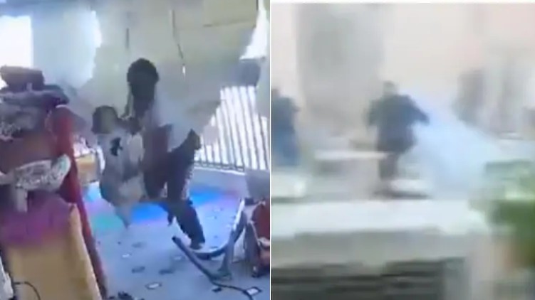 Beirut explosion bride maid