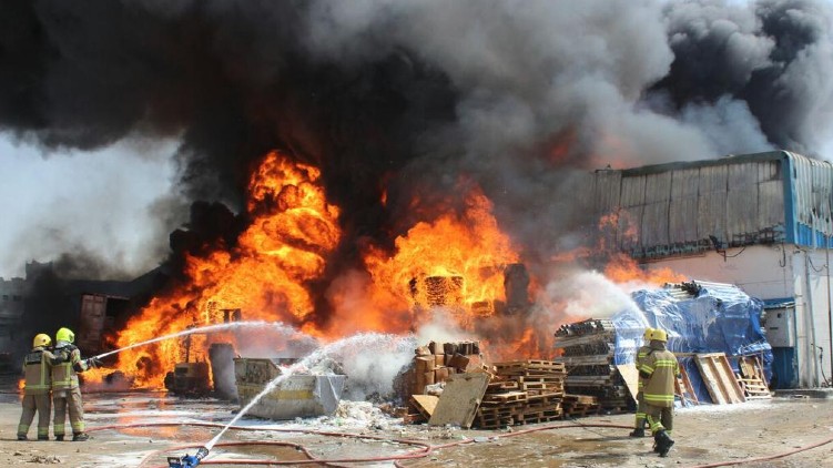 fire breaks out ajman