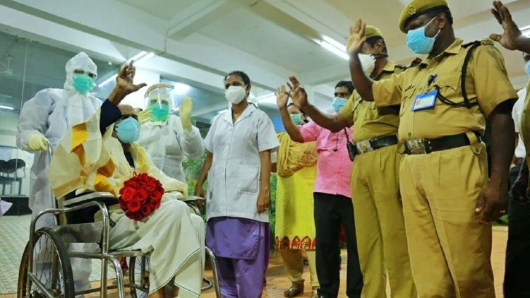 103 covid patient discharged