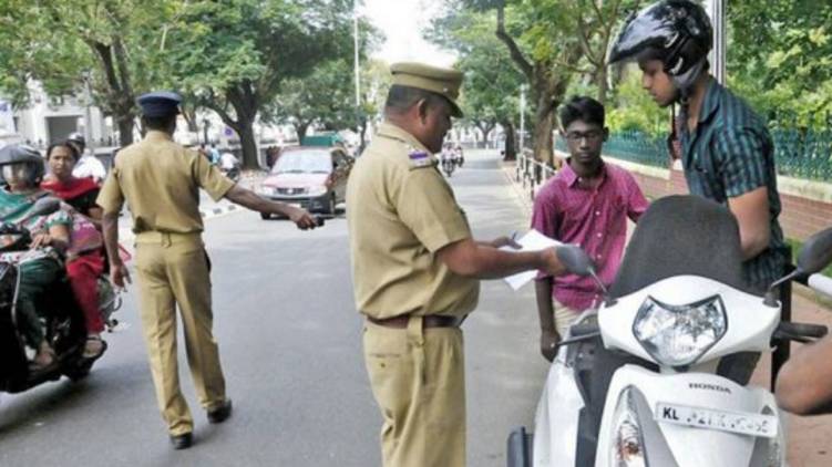 traffic offence kerala